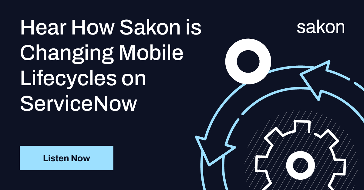 Podcast: Sakon & ServiceNow