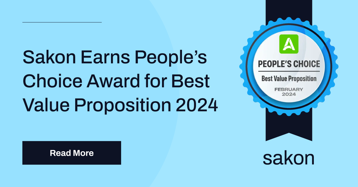 Sakon Earns People’s Choice Award for Best Value Proposition 2024