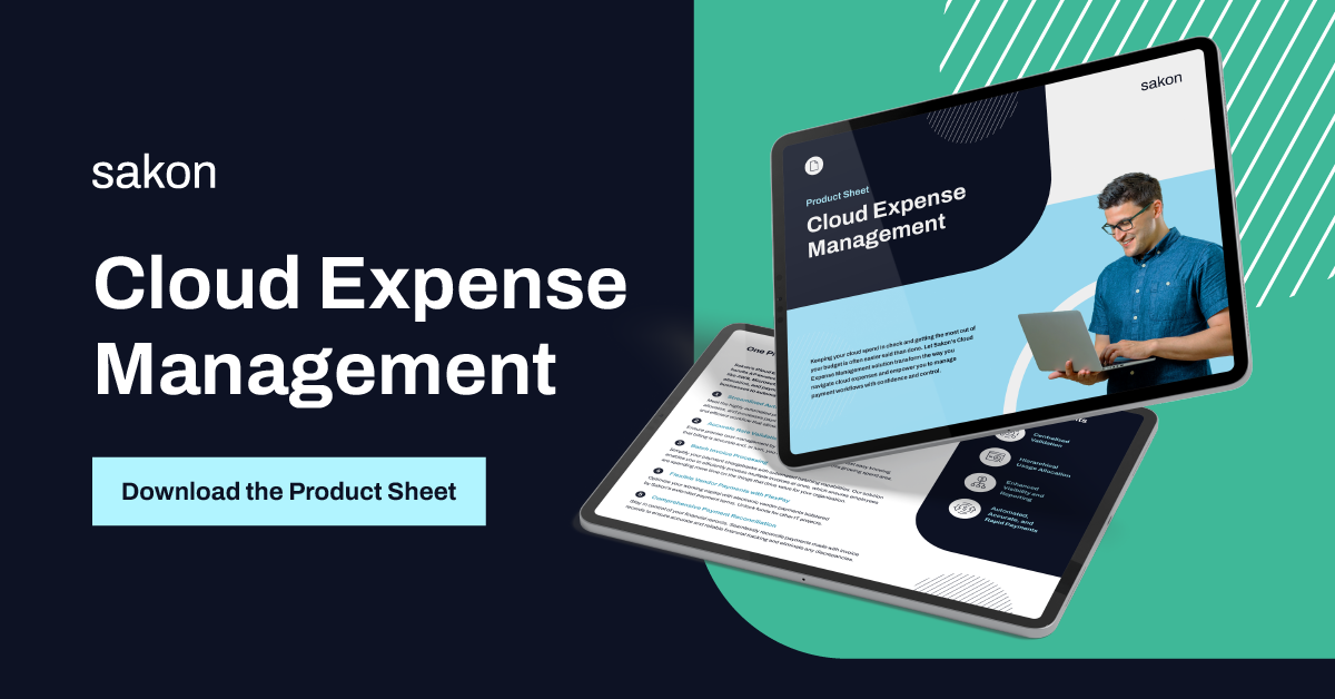 Cloud Expense Management Product Brief