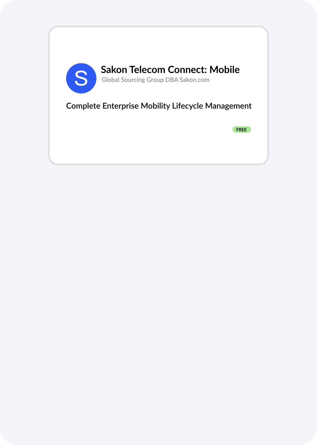 Sakon Telecom Connect-Mobile